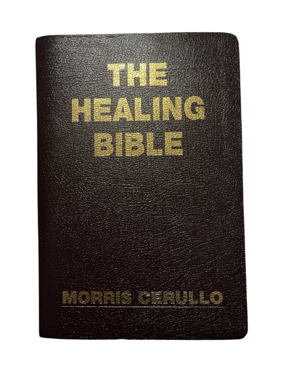 The Healing Bible by Morris Cerullo - Black with Gold Lettering